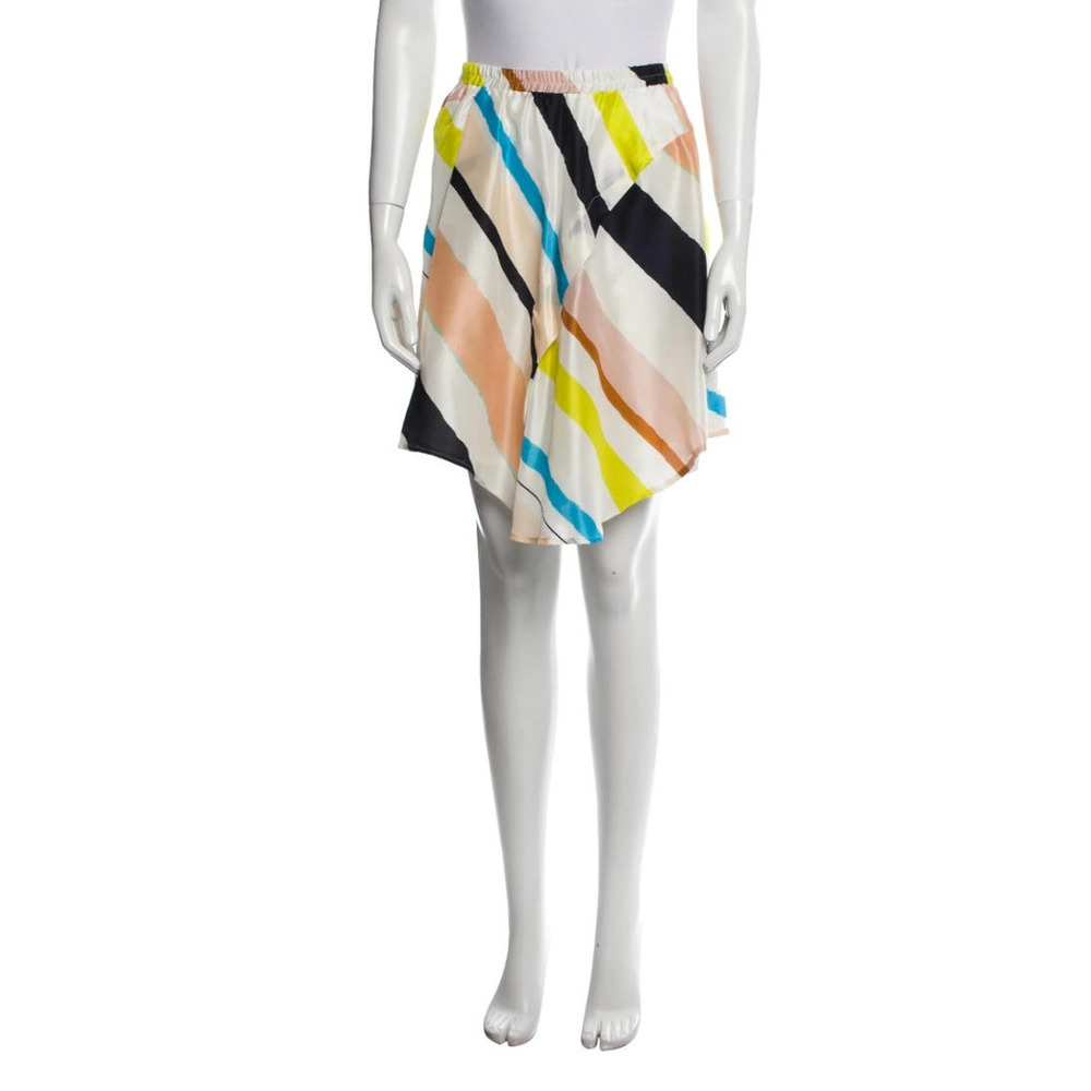 CHRISTIAN WIJNANTS Silk Knee Length Skirt Size M Mulit Colors